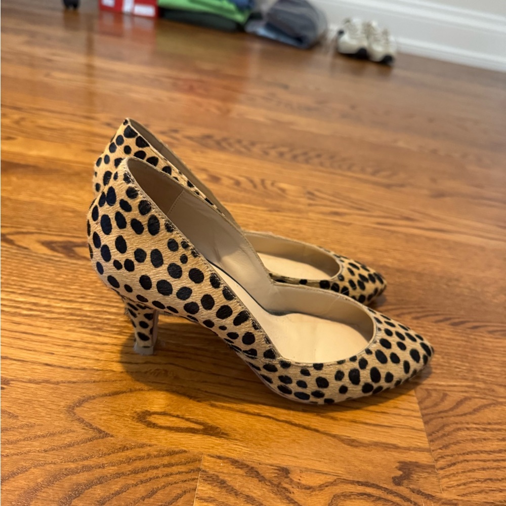 Loeffler Randall Leopard Print Heels
